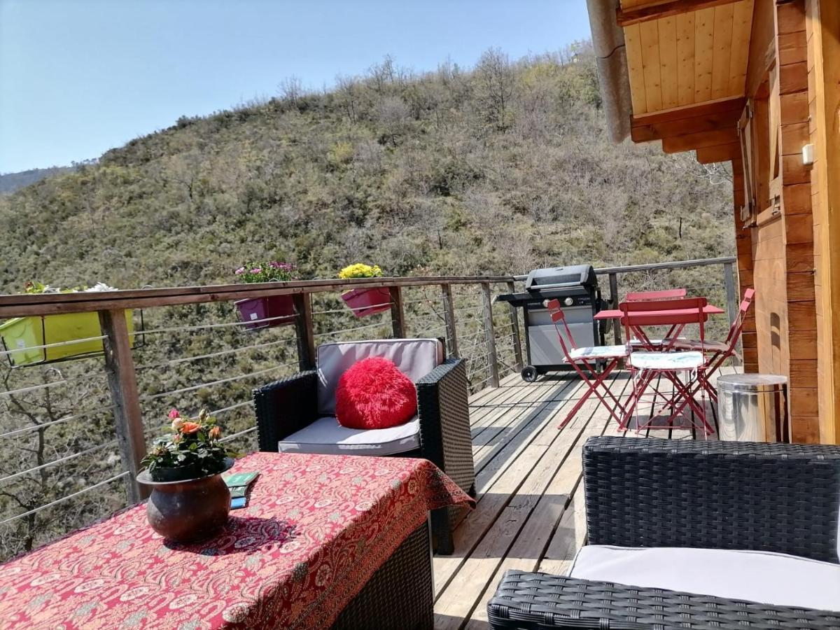 Chalet Sur Pilotis Avec Piscine Privee Lucéram Zewnętrze zdjęcie